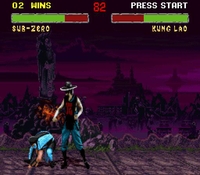 Mortal Kombat 2, capture d'écran